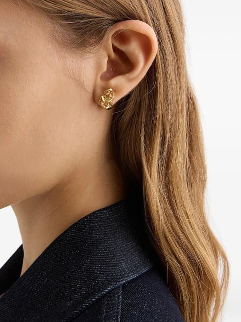 Jil Sander knots earrings - Gold