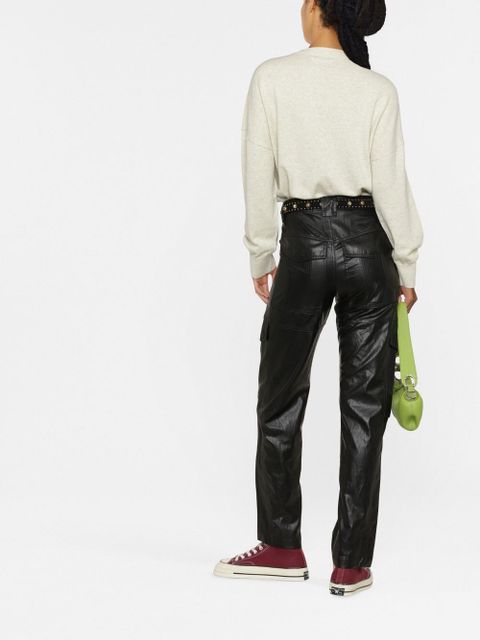 MARANT ÉTOILE Marisans logo-intarsia sweater - Grey