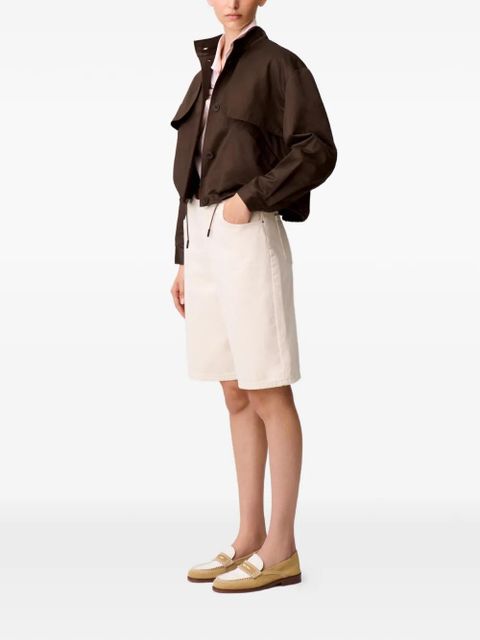 Claudie Pierlot button front cotton jacket - Brown