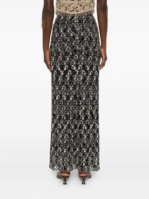 Missoni geometric-pattern skirt - Black