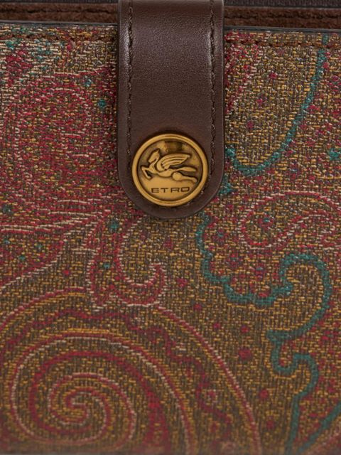 ETRO Arnica paisley shoulder-strap wallet - Brown - zdjęcie produktu nr 2