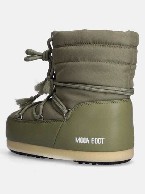 Moon Boot śniegowce MB EVX LIGHT NYLON kolor zielony 80D1470010 M006