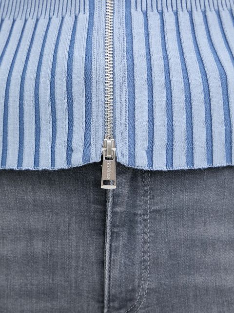 Guess kardigan KATHRYN damski kolor niebieski lekki W5YR03 Z30I2