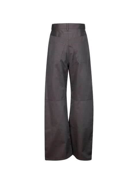 MM6 Maison Margiela pleated trousers - Grey - zdjęcie produktu nr 2