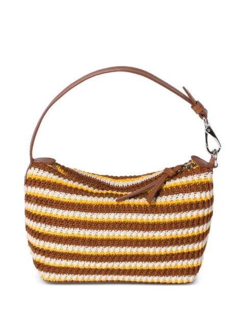 Miu Miu crochet pouch - Brown
