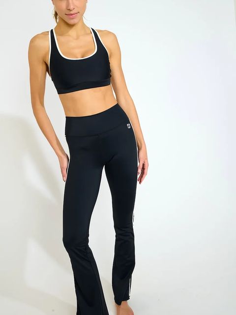 Banana Moon legginsy Wellflow damskie kolor czarny gładkie UNITY.WELLFLOW