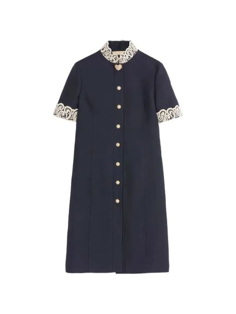 Valentino Garavani crepe couture midi dress - Blue - zdjęcie produktu nr 1