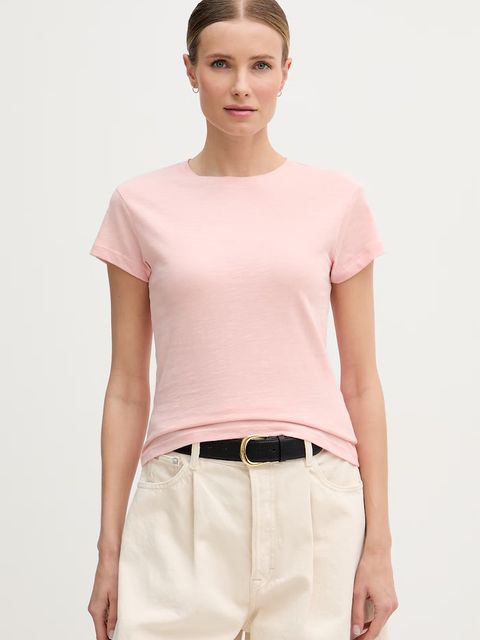 Tommy Hilfiger T-shirt basic damski bawełniany - zdjęcie produktu nr 1