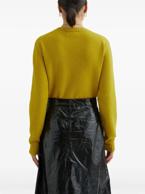 Jil Sander wool jumper - Yellow