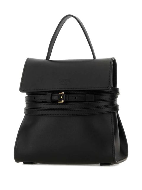 Moschino small Tie Me tote bag - Black