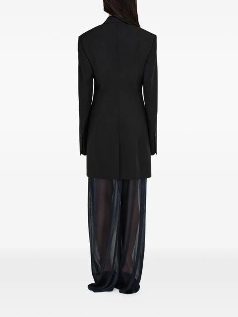 Ferragamo double breasted blazer - Black