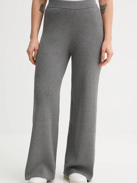 United Colors of Benetton spodnie dresowe damskie kolor szary z aplikacją 17Q3DF013 - zdjęcie produktu nr 1