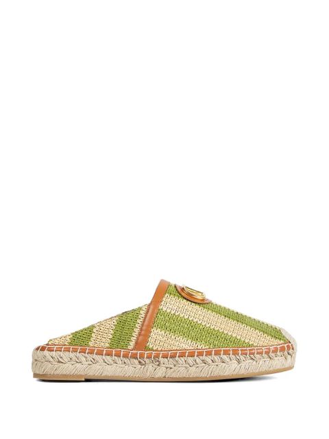 Valentino Garavani striped-design espadrilles - Green - zdjęcie produktu nr 1