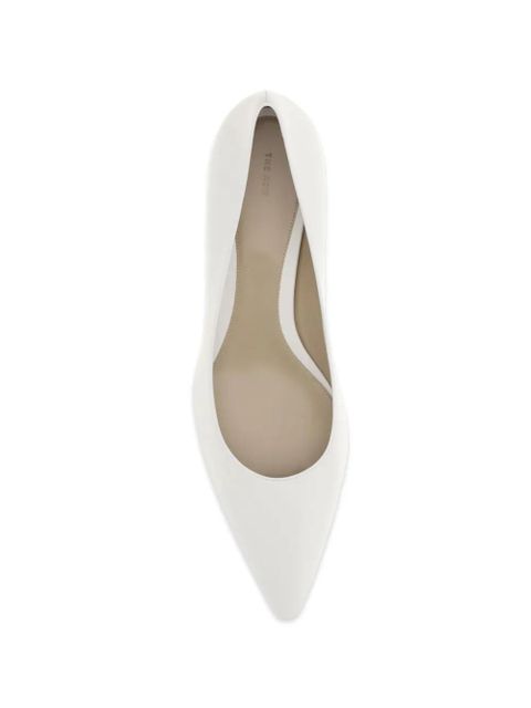 The Row Liisa kitten-heel sandals - White
