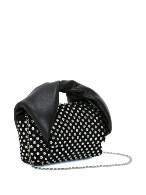 JW Anderson mini Twister crystal bag - Black