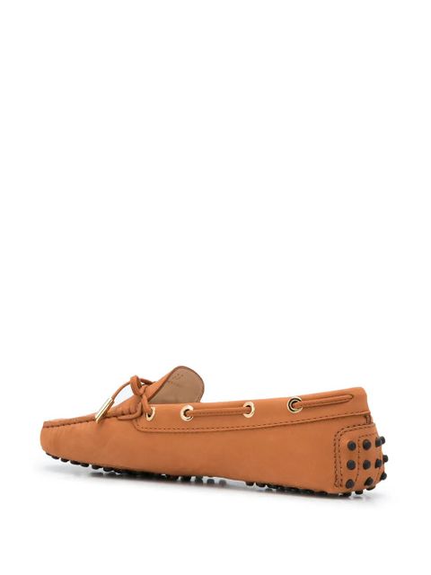 Tod's leather driving loafers - Orange - zdjęcie produktu nr 2