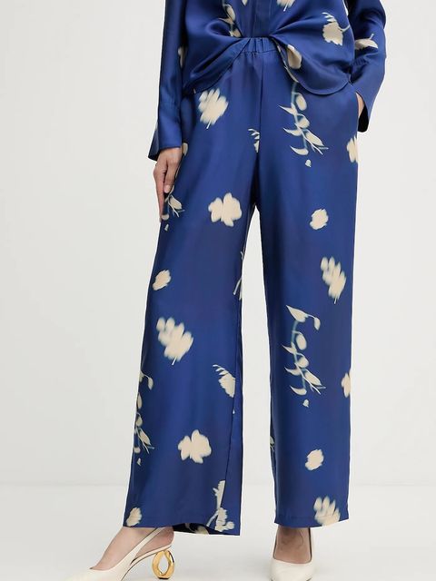 MM by Max Mara spodnie jedwabne HELGA - zdjęcie produktu nr 1