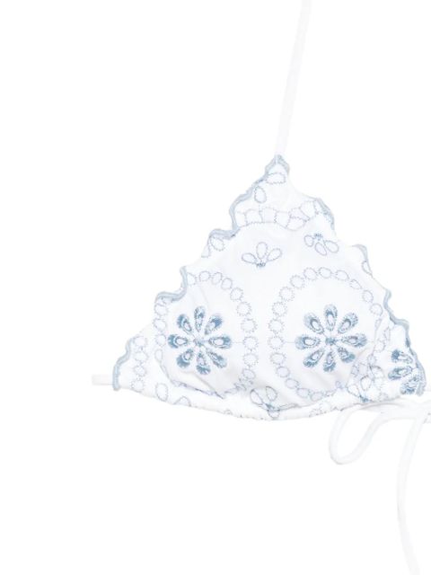 MC2 Saint Barth Sagitami broderie-anglaise bikini - White