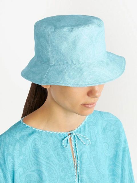 ETRO paisley-print bucket hat - Blue - zdjęcie produktu nr 2