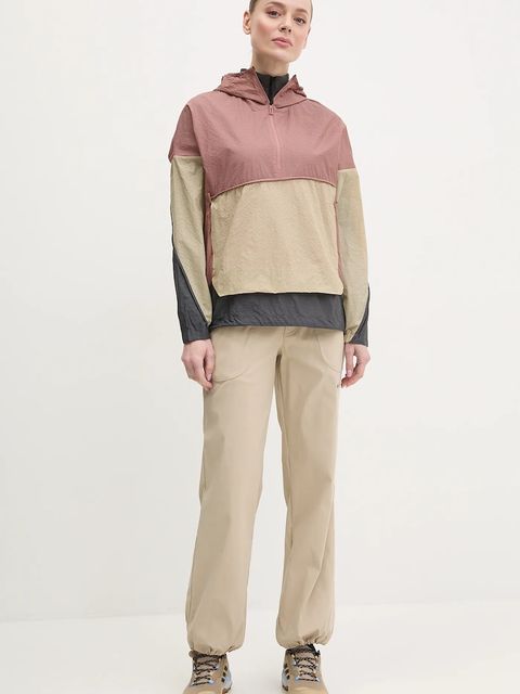 adidas TERREX kurtka outdoorowa Xploric kolor brązowy przejściowa JF1503