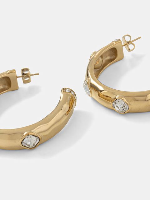 Guess kolczyki damskie ze stali nierdzewnej z cyrkoniami MAMOUNIA - zdjęcie produktu nr 1