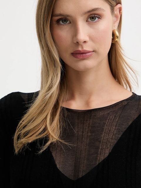 Pinko bluzka z dodatkiem wełny