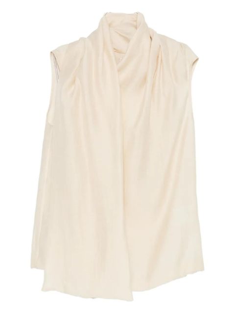 TOTEME attached-scarf blouse - Neutrals