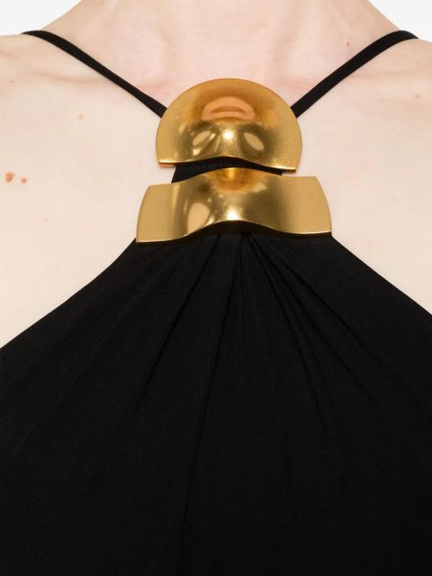 Cult Gaia Vaela halterneck maxi dress - Black