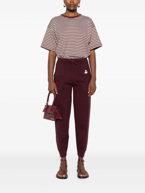 MARANT ÉTOILE embroidered logo drawstring track pants - zdjęcie produktu nr 2