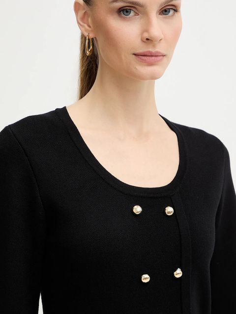 Morgan sukienka kolor czarny mini dopasowana RMRETRO