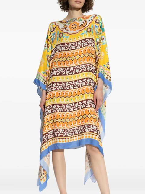 ETRO floral-print beach dress - Yellow