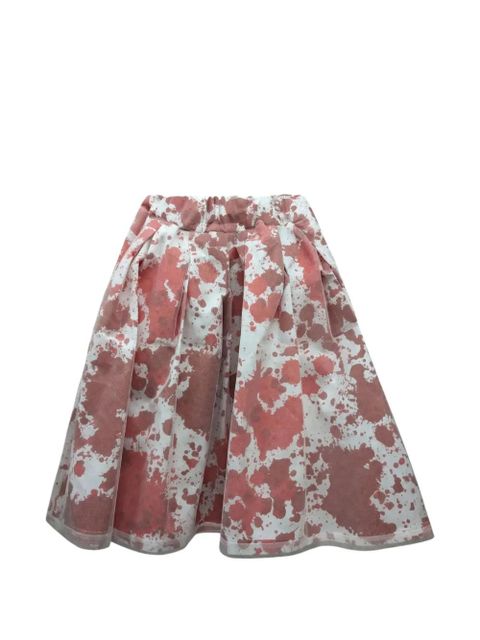 Comme Des Garçons paint-splatter skirt - White - zdjęcie produktu nr 1