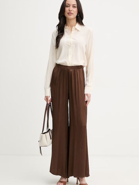 Haveone spodnie plisowane damskie z wiskozy - zdjęcie produktu nr 1