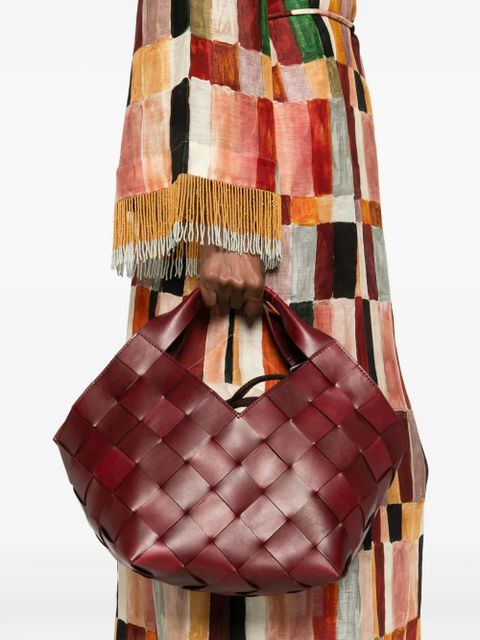 DRAGON DIFFUSION woven-design tote bag - Red - zdjęcie produktu nr 2