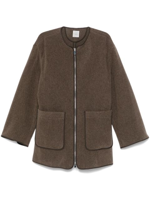 TOTEME zip-up jacket - Brown - zdjęcie produktu nr 1