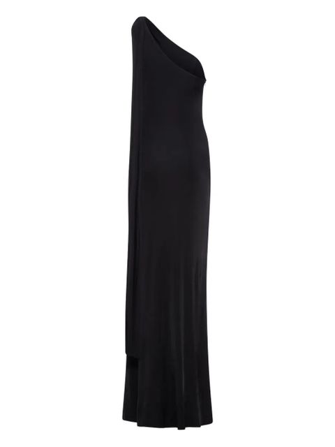 TOM FORD one-shoulder draped gown - Black - zdjęcie produktu nr 1