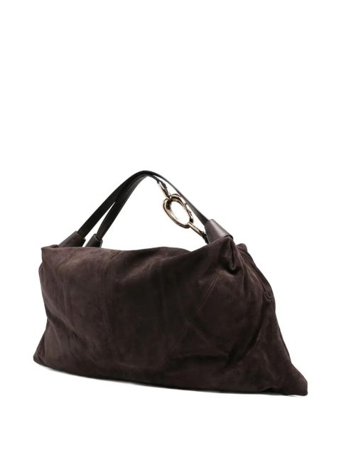 ZIMMERMANN Trampoline suede-leather shoulder bag - Brown