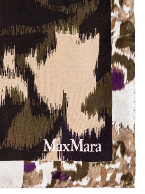 Max Mara Carre scarf - Neutrals