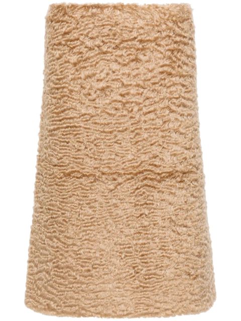 Jil Sander textured midi skirt - Neutrals