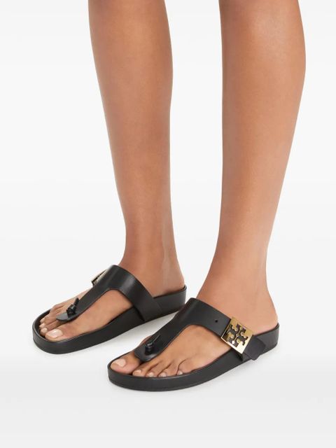 Tory Burch Mellow Thong leather sandals - Black