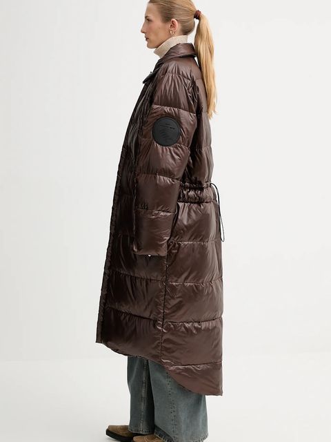 MMC STUDIO kurtka puchowa kolor brązowy RODA.COAT