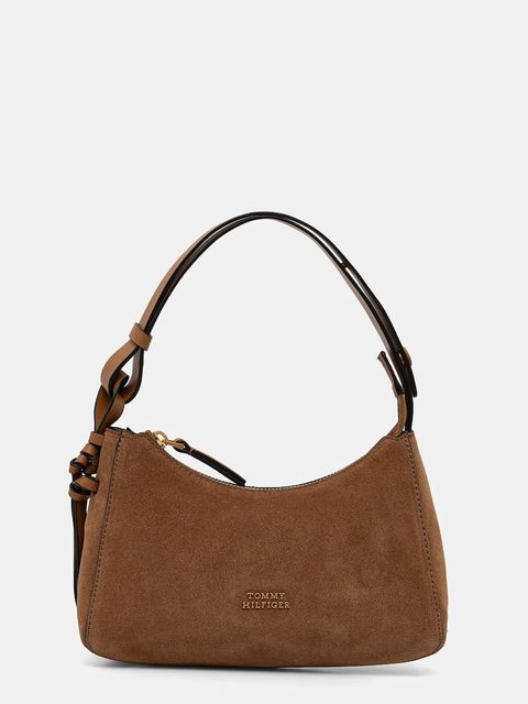 Tommy Hilfiger torebka shopper damska zamszowa - zdjęcie produktu nr 1