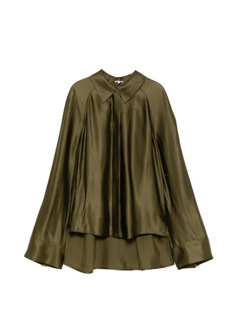 LOEWE cape shirt - Green - zdjęcie produktu nr 1