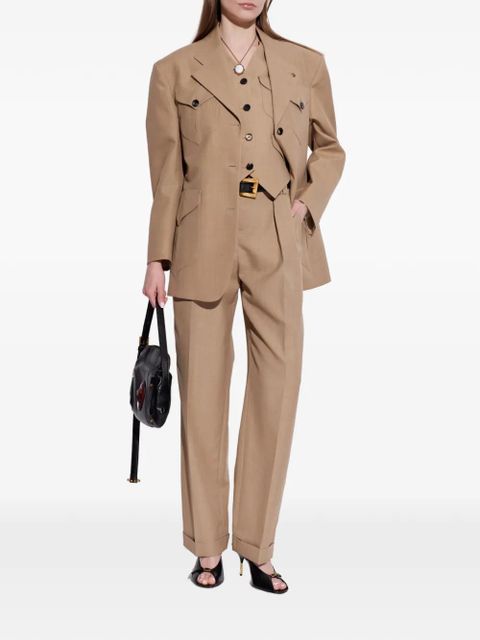 Versace buttoned pocket jacket - Neutrals - zdjęcie produktu nr 2