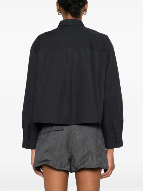 Maje floral-print button shirt - Blue