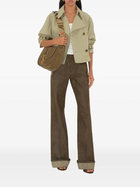 Burberry small B Clip tote bag - Brown - zdjęcie produktu nr 2