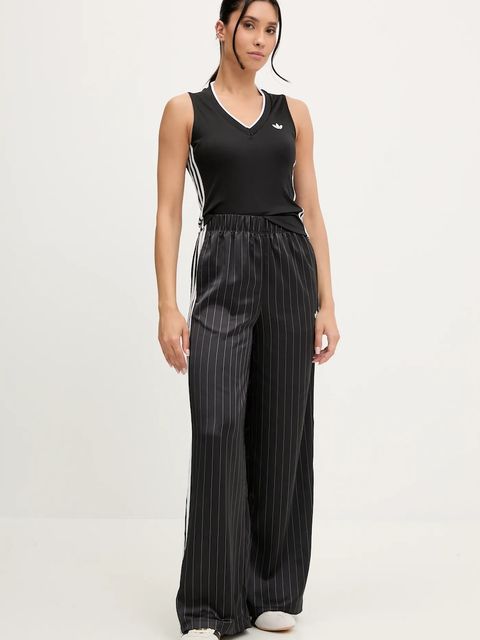 adidas Originals top V-Neck kolor czarny KD2279