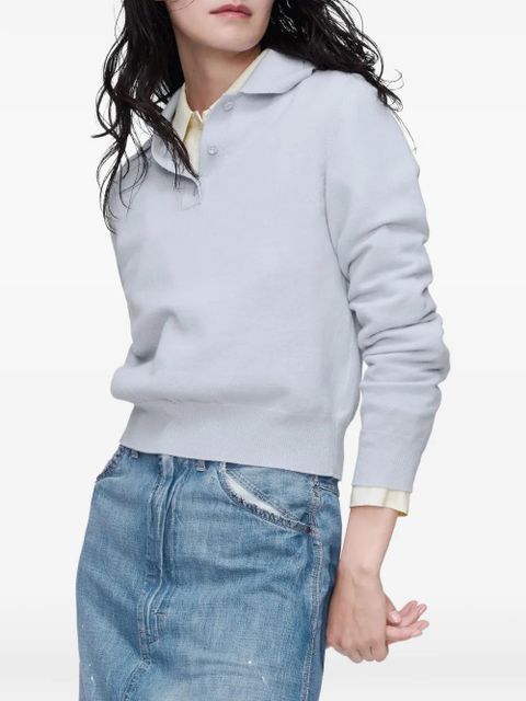 Maison Margiela buttoned waistcoat - Blue - zdjęcie produktu nr 2