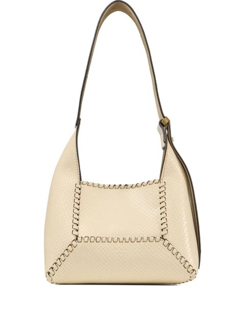 Jimmy Choo Diamond Hobo S leather shoulder bag - Neutrals - zdjęcie produktu nr 1