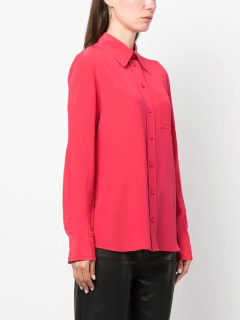 Lanvin button-down silk shirt - Pink